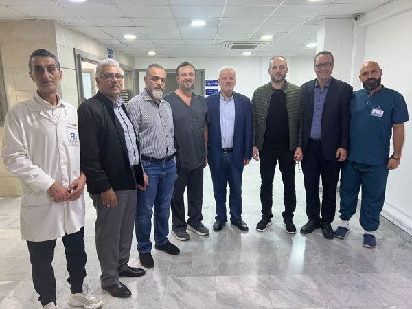 قيادة فصائل منظمة التحرير في لبنان تزور جرحى العدوان الإسرائيلي على مخيم عين الحلوة