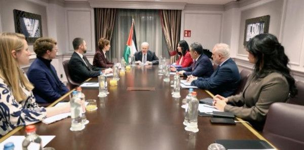 مصطفى يبحث مع عدد من المسؤولين الأوروبيين جهود تثبيت وقف إطلاق النار في غزة