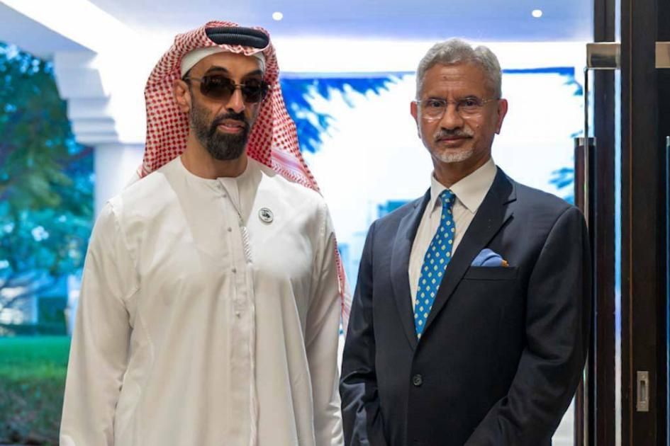 طحنون بن زايد يبحث الشراكة الاستراتيجية مع وزير الشؤون الخارجية في الهند