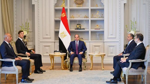 الرئيس السيسي يستقبل جاريد كوشنر صهر ترامب (فيديو)