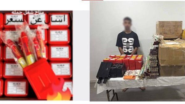 من صفحة على السوشيال ميديا إلى 1200 قطعة، ضبط طالب ألعاب نارية بالقليوبية