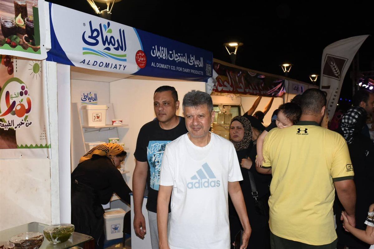 رئيس الغرفه التجارية يتابع استعدادات مهرجان الجبن الدمياطي 