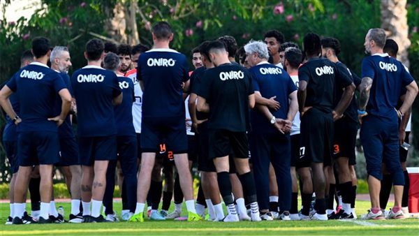 تدريبات بدنية في مران الزمالك استعدادًا لـ بتروجت في الدوري