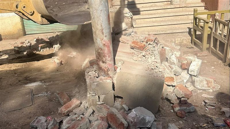 إزالة 62 حالة تعد على أراض زراعية وأملاك ري بقريتي أبنود ودندرة في قنا