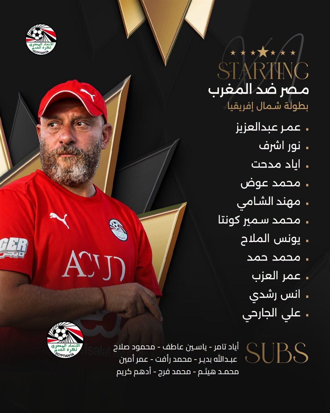 تصفيات شمال أفريقيا، منتخب مصر يتأخر 2-0 أمام المغرب في الشوط الأول