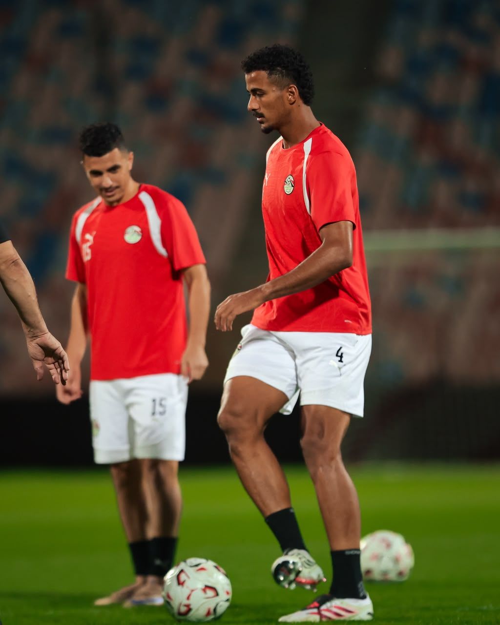 منتخب مصر يختتم استعداداته لودية جنوب أفريقيا (صور)