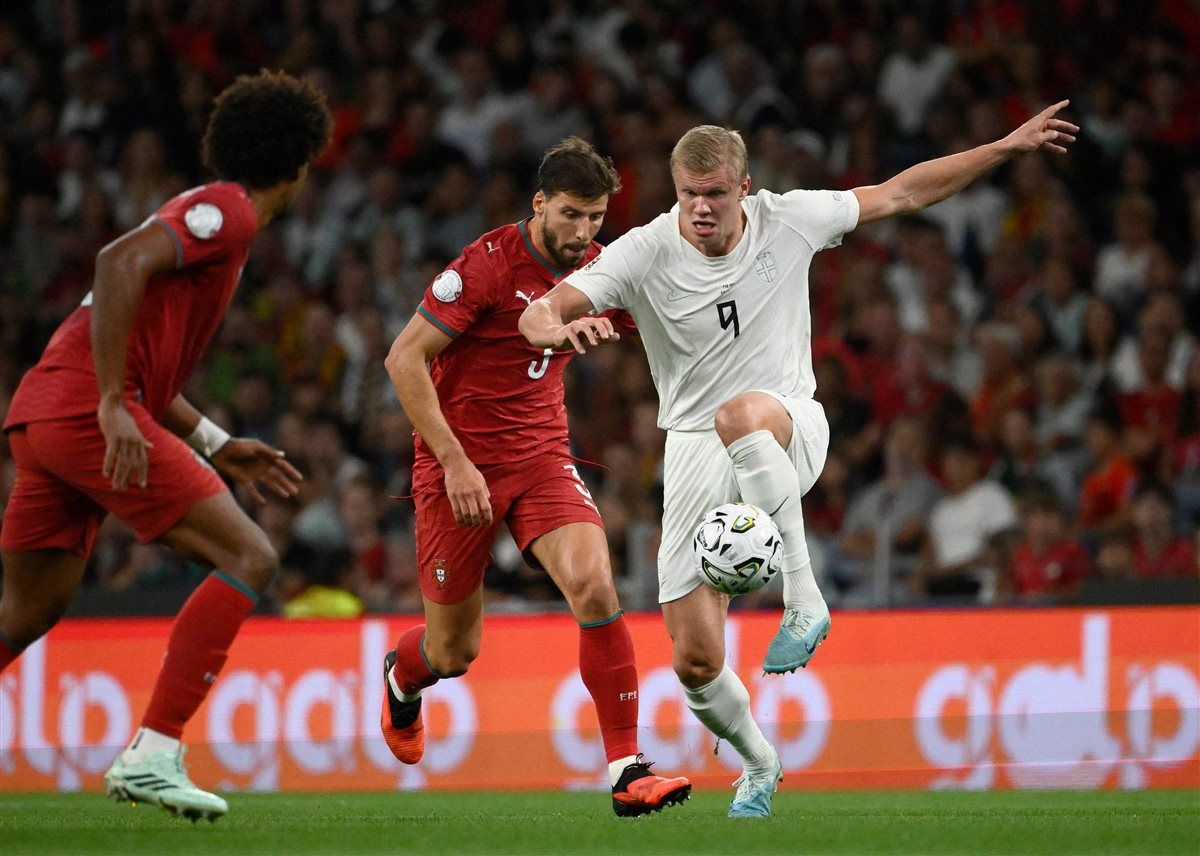 البرتغال تتعادل مع النرويج 1-1 في الشوط الأول بدوري الأمم الأوروبية