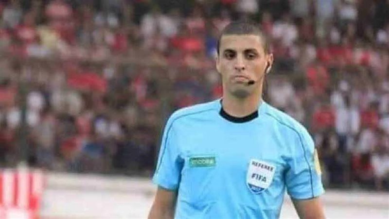 طاقم حكام جزائري لودية مصر وجنوب إفريقيا