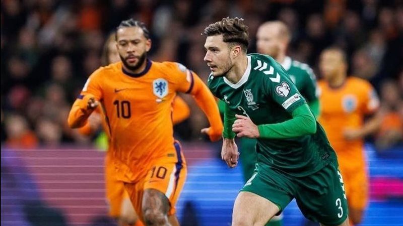 دوري الأمم الأوروبية، تعادل هولندا وصربيا 1-1 في الشوط الاول