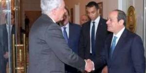 الرئيس السيسى يبحث مع "بيرنز" الجهود المشتركة لوقف إطلاق النار فى قطاع غزة