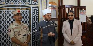 وزير الأوقاف ومحافظ الوادي الجديد يفتتحان مسجد السبط الكبير بالخارجة