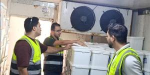 ضبط 2.5 طن جبنة مضاف إليها صودا كاوية بالغربية