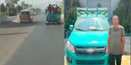 صندوق الموت، سائق سيارة ربع نقل يعرض حياة أطفال للخطر في القليوبية (فيديو)