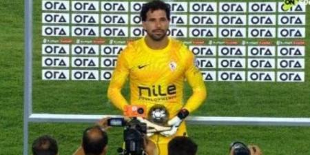مهدى سليمان رجل مباراة الزمالك والبنك الأهلى فى الدورى