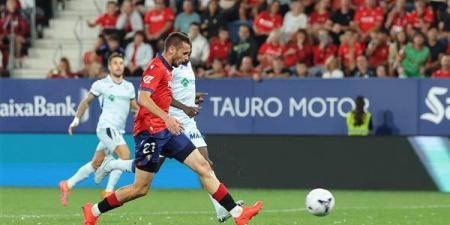أوساسونا يخطف فوزا صعبا من خيتافي 0/1 في الدوري الإسباني