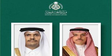 وزيرا خارجية السعودية وقطر يبحثان مستجدات خفض التصعيد بالمنطقة