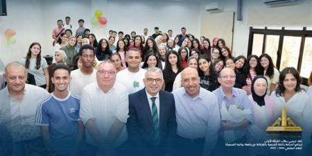 تجارة جامعة عين شمس تعقد لقاءً ترحيبيًا لطلاب الشعبة الفرنسية