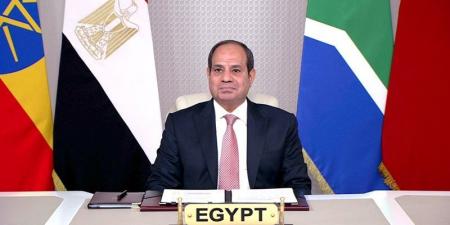 السيسي لـ نظيره الصومالي: ندعم سيادة الصومال ووحدة وسلامة أراضيه.. نحرص على المساهمة في تعزيز قدرات الدولة الصومالية وترسيخ الأمن والاستقرار وتحقيق تطلعات الشعب الشقيق