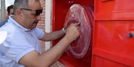 رئيس مياه القناة يتفقد رافع صرف السماكين بأبو صوير(صور)