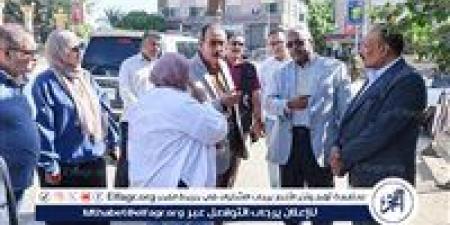 محافظ سوهاج: يتفقد أعمال التشجير والحدائق العامة بحي شرق