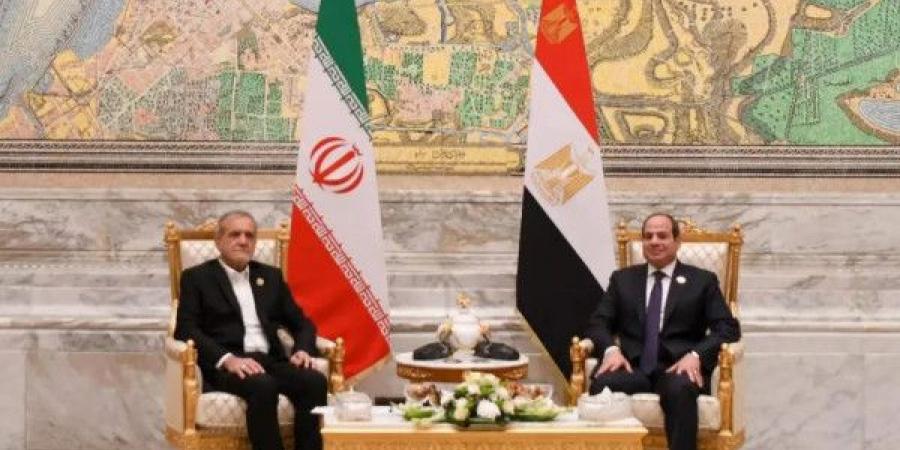 وزير الخارجية الإيراني يبحث مع السيسي العلاقات الثنائية وتطورات الإقليم