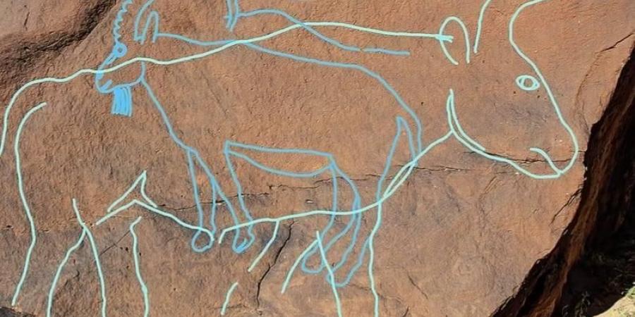 نقش عمره 12 ألف عام يكشف أسرار الحياة في صحراء الجزيرة