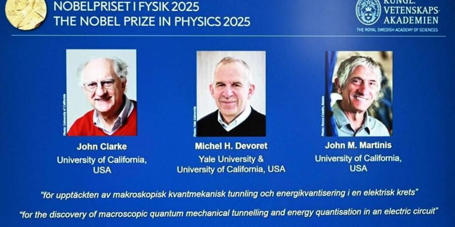 «النفق الكمومي» يمنح 3 علماء «نوبل في الفيزياء»
