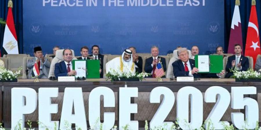 قادة مصر وأمريكا وقطر وتركيا يوقعون اتفاق إنهاء الحرب في غزة بشرم الشيخ