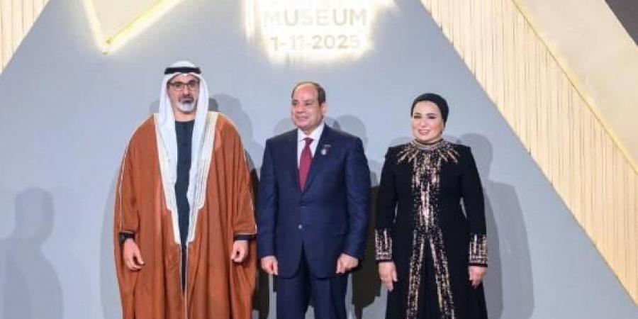 نيابة عن رئيس الدولة.. خالد بن محمد بن زايد يشهد حفل الافتتاح الرسمي للمتحف المصري الكبير
