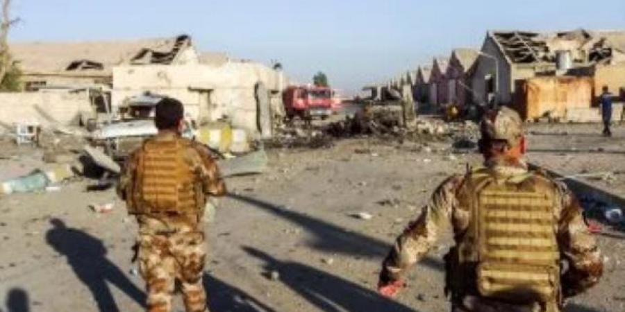 اندلاع حريق ضخم فى مخازن للزيوت فى أربيل بالعراق إثر استهدافه بطائرات مسيرة