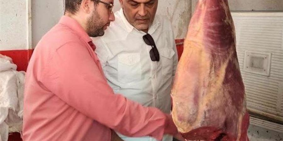 ضبط 770 كيلو لحوم مذبوحة خارج المجازر داخل ثلاجة بمدينة العبور