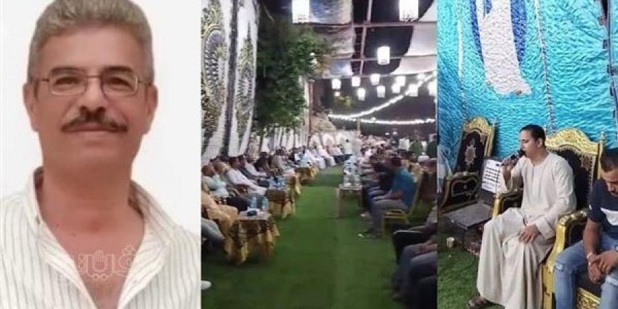 مشهد استثنائي، تلاوة قرآن في سرادق عزاء مسيحي ببني سويف (فيديو)