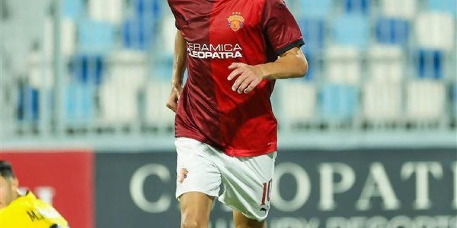 الدوري المصري، أحمد بلحاج يفوز بجائزة رجل مباراة سيراميكا ومودرن سبورت