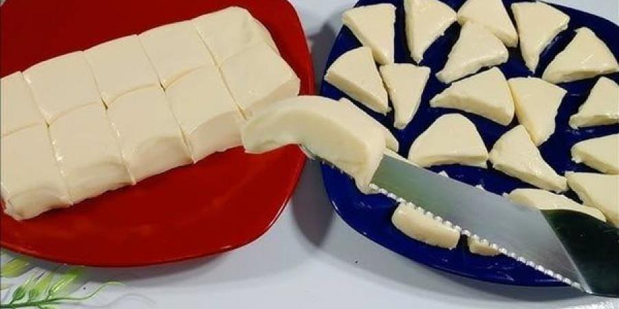 طريقة عمل الجبن المثلثات استعدادا للمدارس