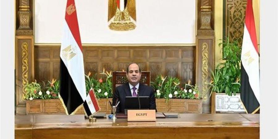 السيسي يشدد على أهمية خفض التوتر في المنطقة واستعادة السلم والاستقرار الإقليمي