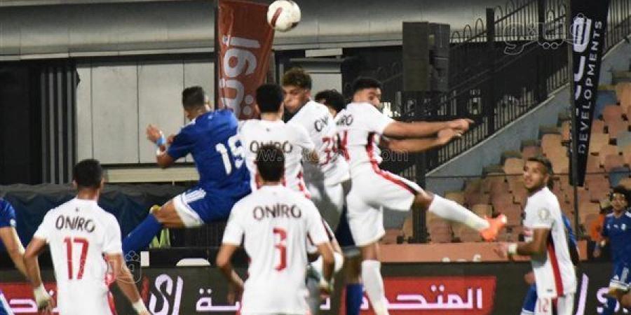 الزمالك يتقدم على أبوقير للأسمدة بهدف في الشوط الأول