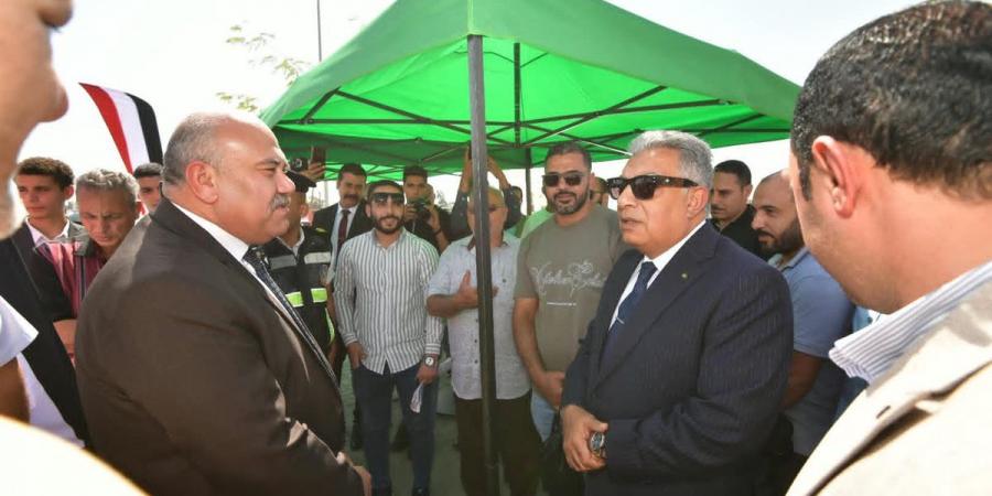 محافظ الدقهلية ومدير الأمن يفتتحان وحدة المرور الإلكترونية بمول المنصورة