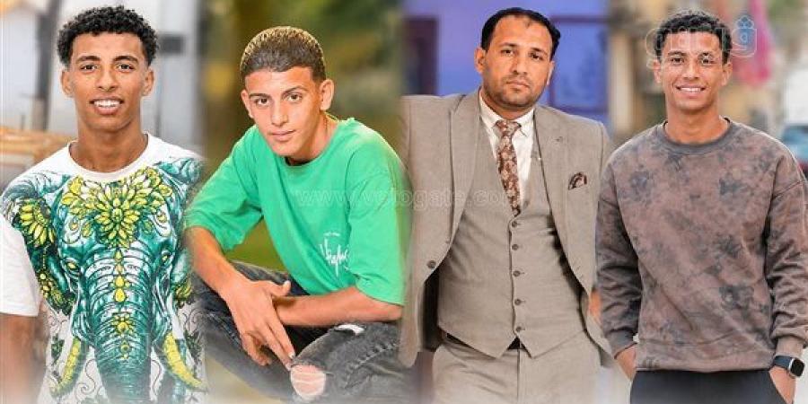 تشييع جثامين الضحايا الـ4 بحادث تصادم دراجتين ناريتين بميكروباص في بني سويف