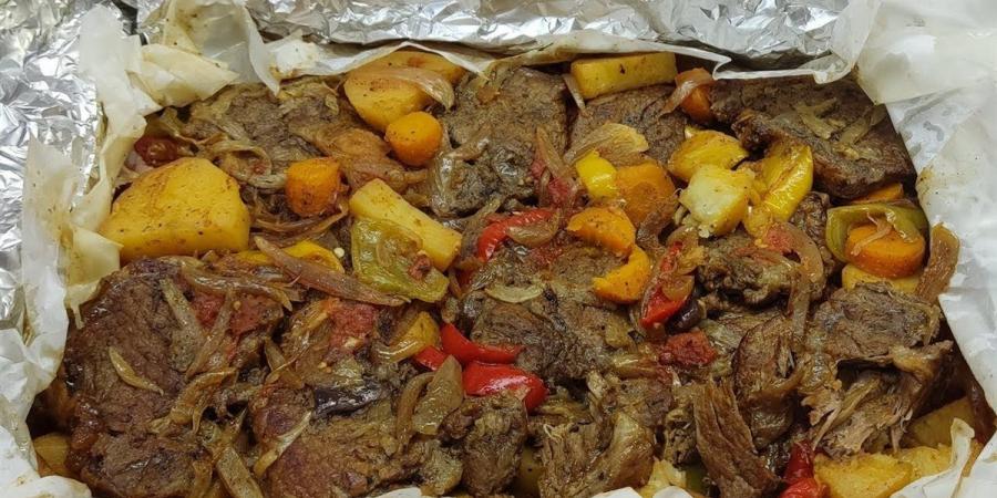 طريقة عمل ورقة اللحمة لغداء سريع التحضير