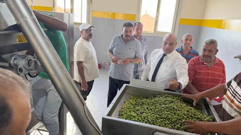 وزير الزراعة يطلق تشغيل معصرة النثيلة لتعظيم القيمة المضافة لزيتون سيناء