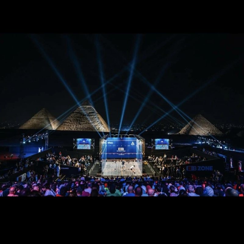 انطلاق منافسات ربع نهائي بطولة مصر المفتوحة للاسكواش 2026 أمام أهرامات الجيزة