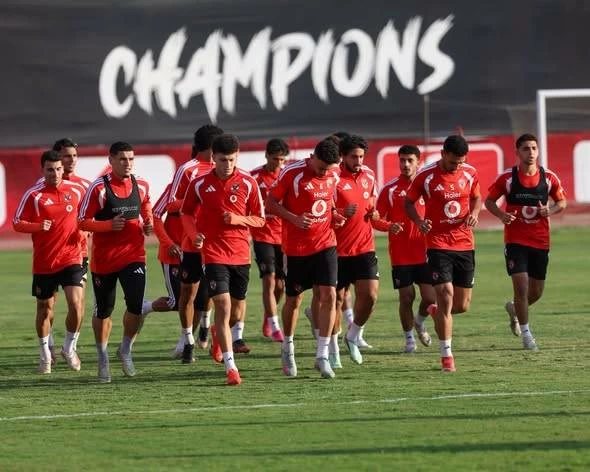 تفاصيل مران الأهلي قبل مواجهة القناة في الدوري